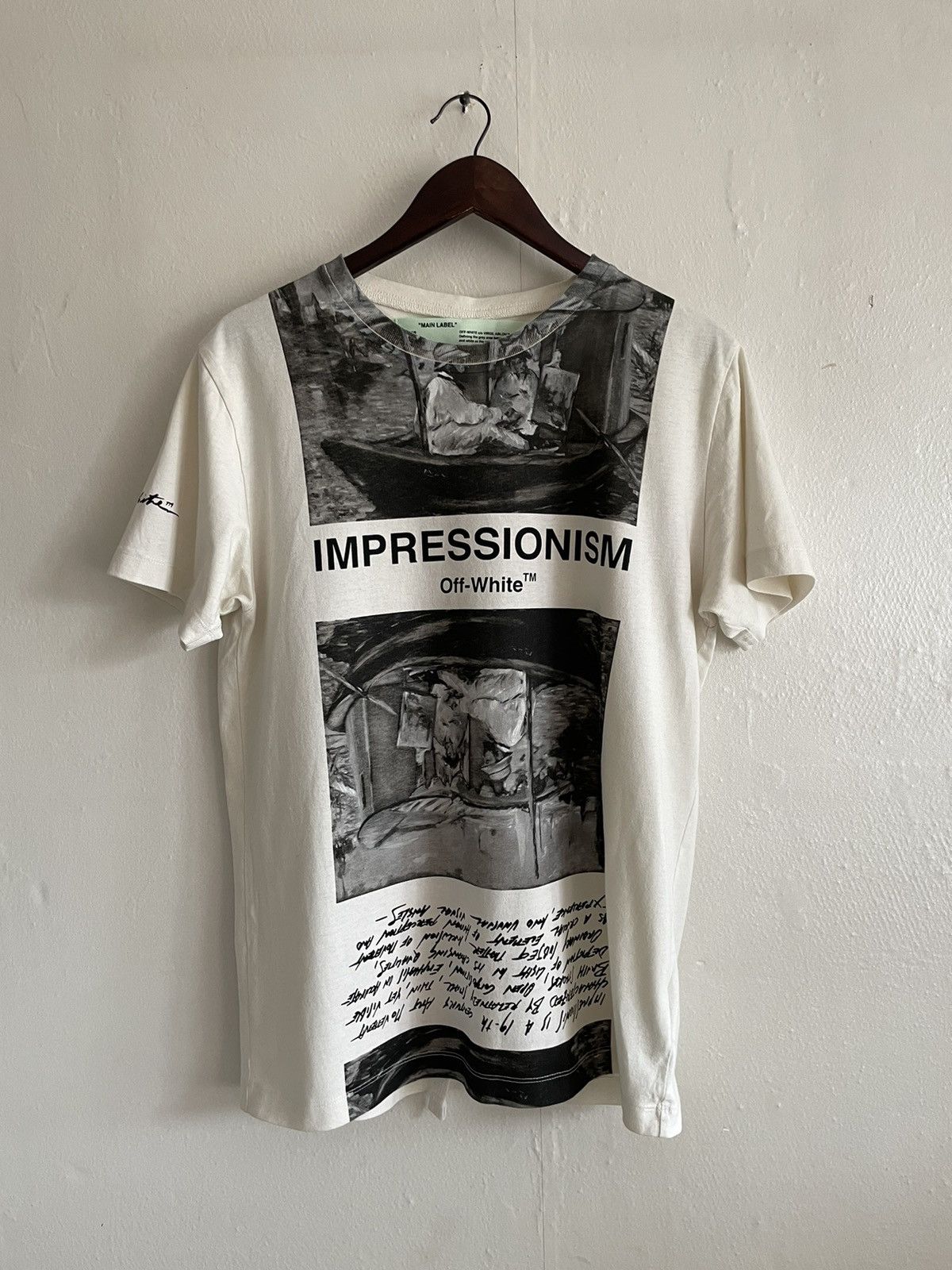 Off White Off White Impressionism Van Gogh T shirt Arrow Logo Tee SS20 Grailed