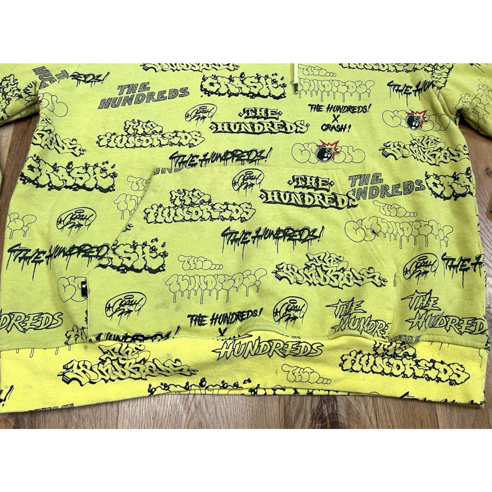 The Hundreds The Hundreds Bomb Pullover Hoodie Yellow XL Size US XL / EU 56 / 4 - 2 Thumbnail