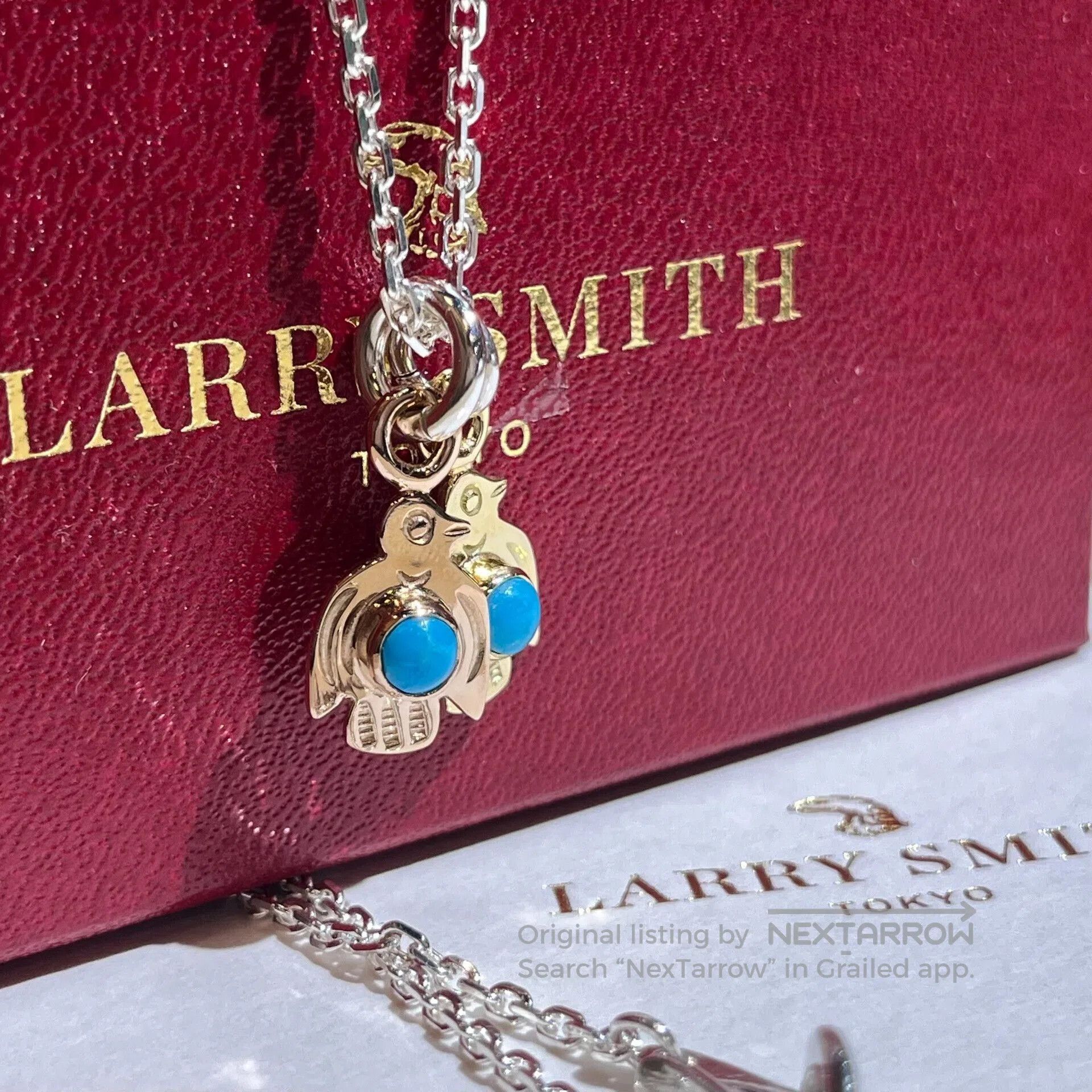 Larry Smith Larry Smith 18K Gold Turquoise Necklace. Size ONE SIZE - 3 Thumbnail