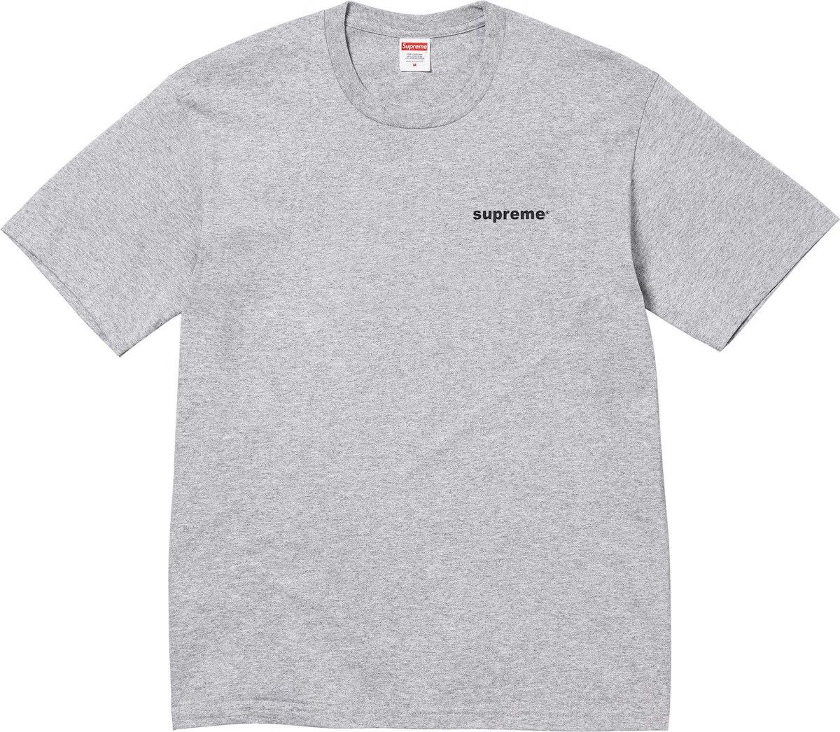 Supreme Supreme Fuck Money Tee Heather Gray FW24 Size US XL / EU 56 / 4 - 2 Thumbnail