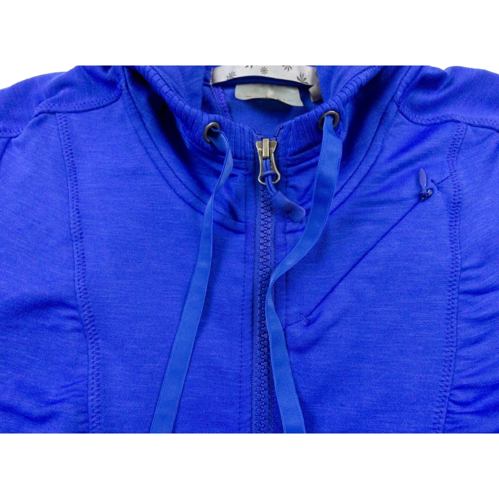 Athleta Athleta Womens Hoodie Full Zip XSmall Blue Activewear Stretch Ladies Size XS / US 0-2 / IT 36-38 - 3 Thumbnail