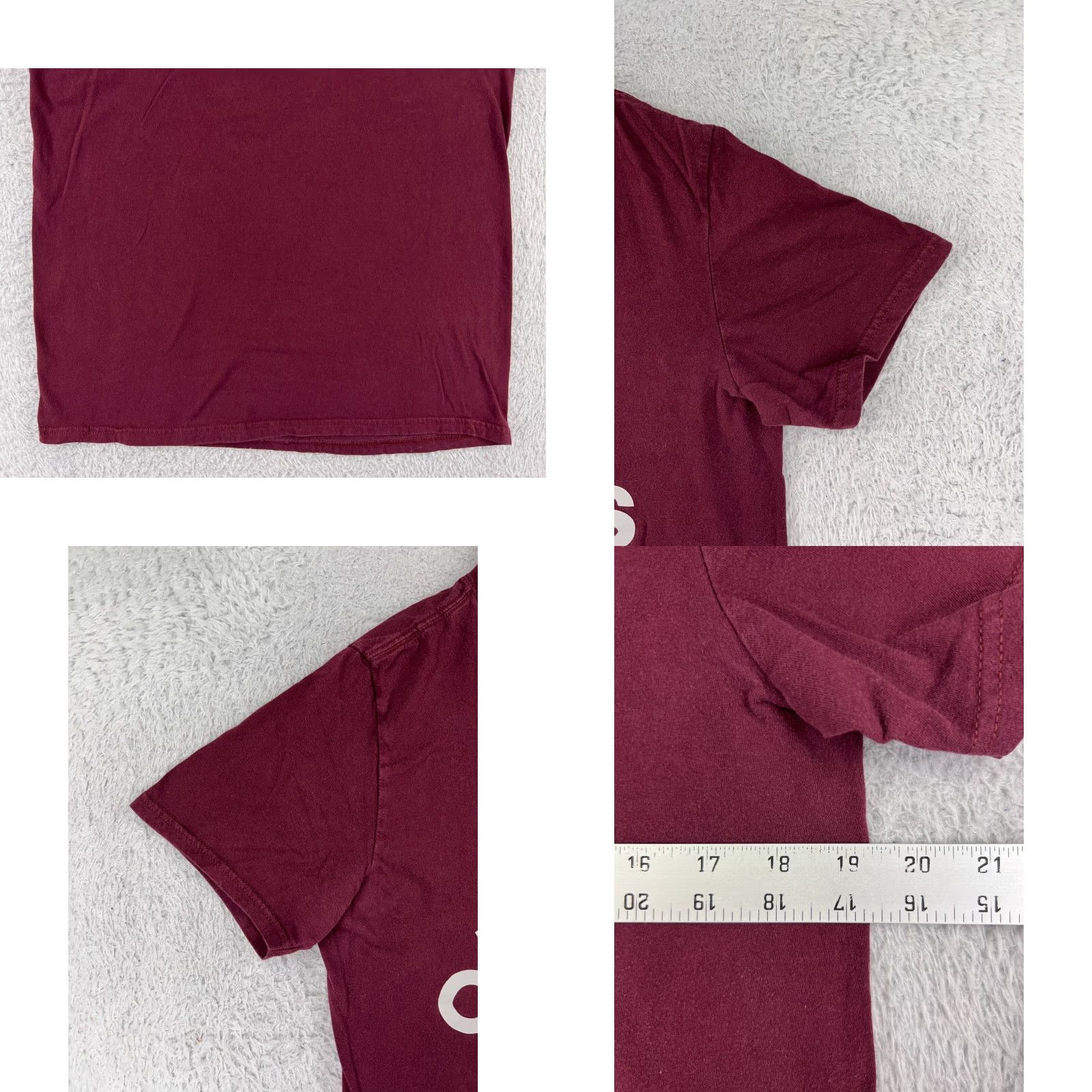 Adidas Adidas Shirt Mens Medium Red Short Sleeve Crew Neck Logo 100% Cotton T-Shirt Sports Body 1990s Size US M / EU 48-50 / 2 - 8 Thumbnail