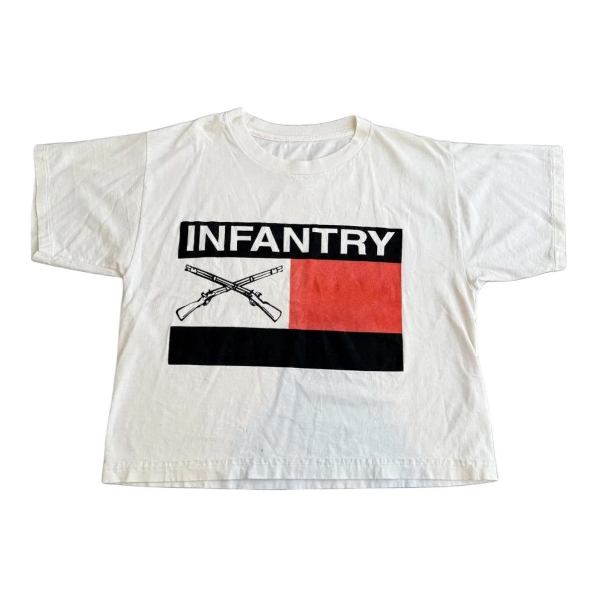 Vintage Vintage 90s Infantry Single Stitch Boxy Military Tee XL Size US XL / EU 56 / 4 - 1 Thumbnail