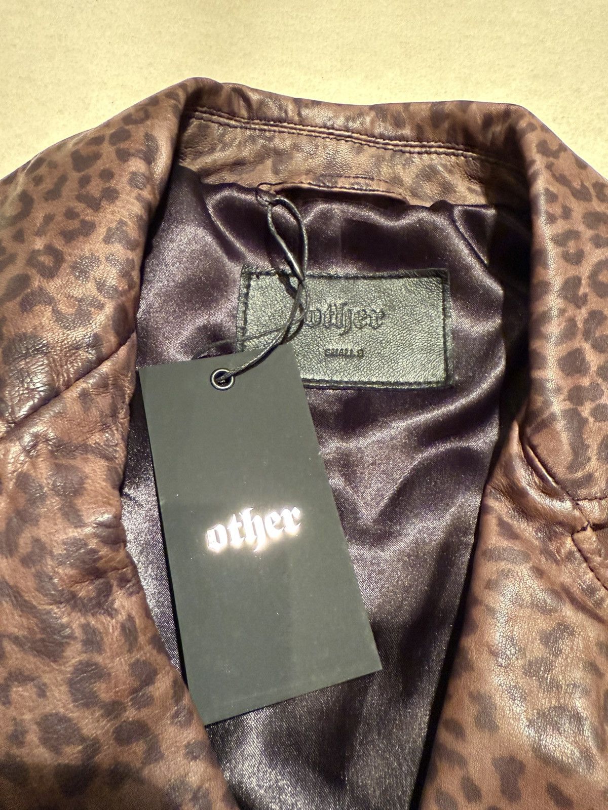 Other UK Other leopard leather biker jacket Small Size US S / EU 44-46 / 1 - 15 Thumbnail