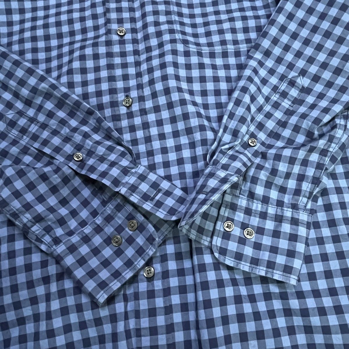 Uniqlo Uniqlo Button Up Checkered Shirt Size US L / EU 52-54 / 3 - 3 Thumbnail