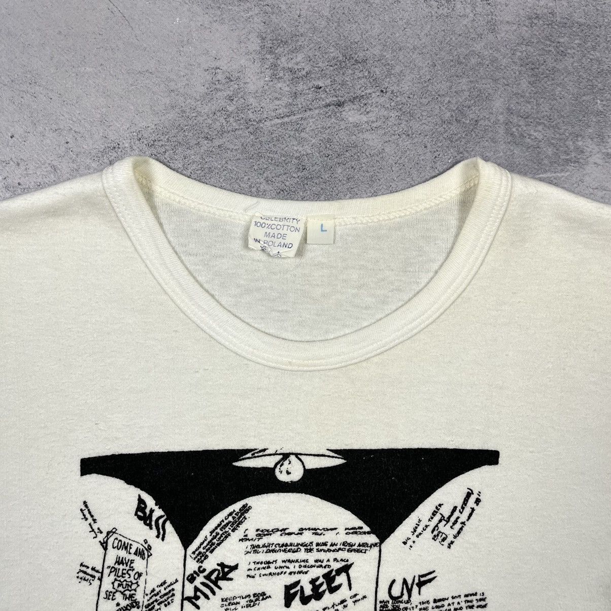 Vintage Vintage “Haemorrhoids Is A Rock Band” Humor T Shirt 1980’s Size US M / EU 48-50 / 2 - 8 Thumbnail