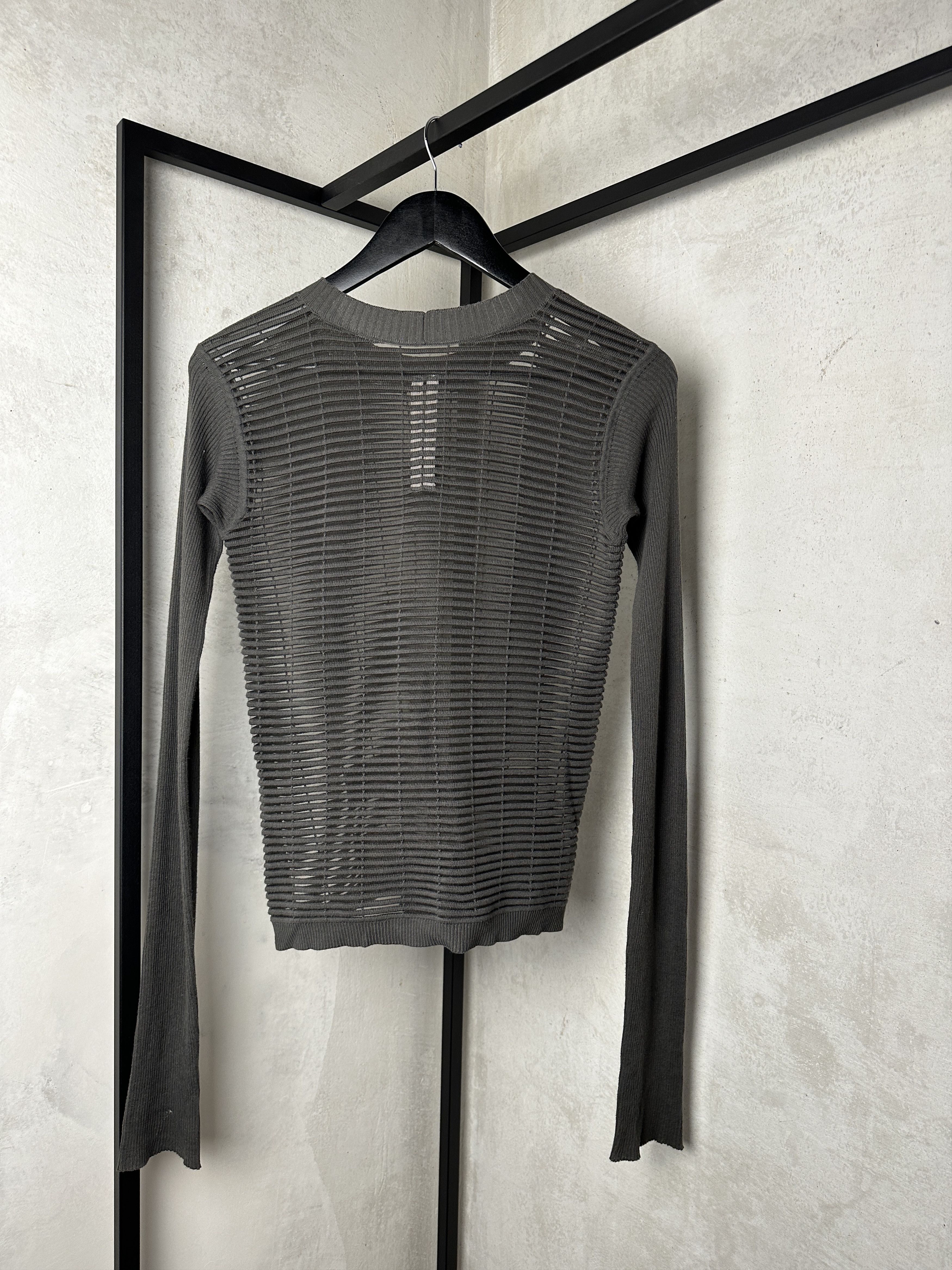 Rick Owens Rick Owens Faun SS15 Stripped Crewneck Longsleeve Size S / US 4 / IT 40 - 7 Thumbnail
