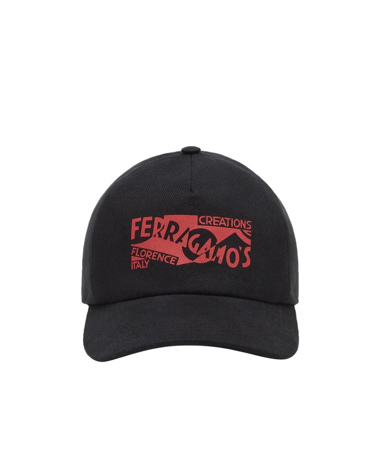 Salvatore Ferragamo Ferragamo Logo Basseball Cap Size ONE SIZE - 1 Thumbnail