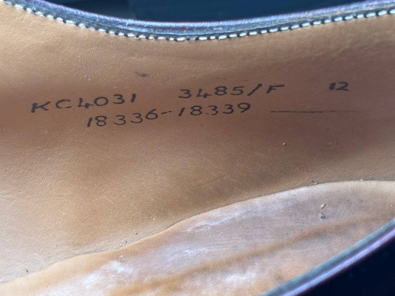 Prada PRADA Made in England Leather Cap-Toe Derby Shoes UK 12 Size US 13 / EU 46 - 6 Thumbnail