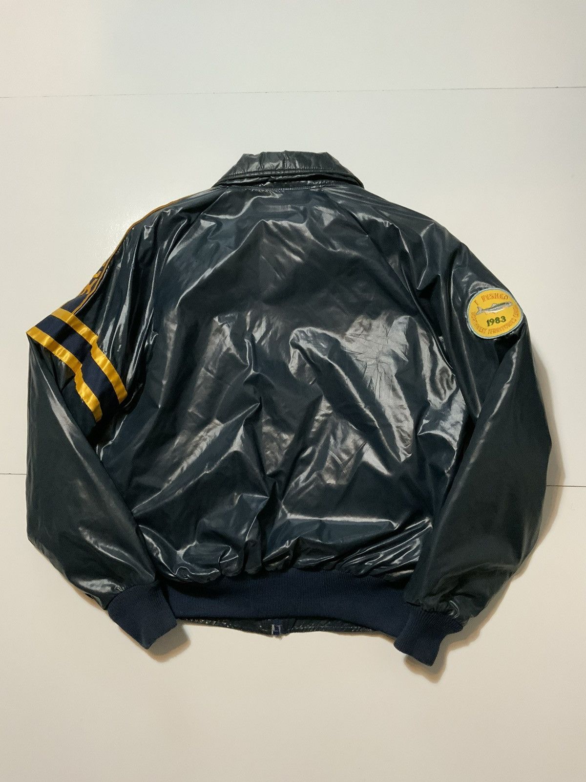 Vintage Vintage 80s Fenwick Borden Fishing Team Member Patch Jacket Size US L / EU 52-54 / 3 - 2 Thumbnail