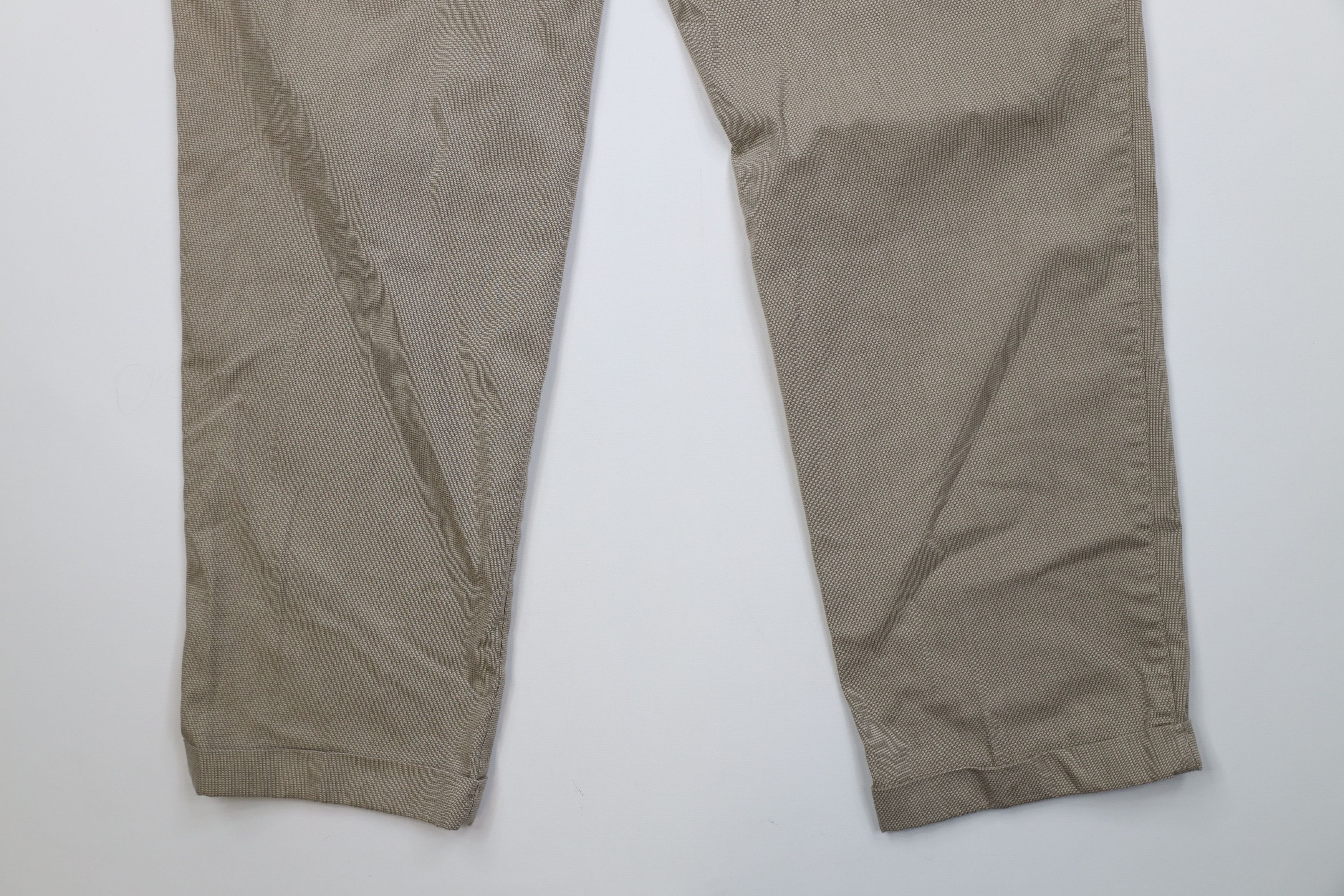 Vintage Vintage 90s Streetwear Wide Leg Chino Pants Beige Plaid Size US 36 / EU 52 - 11 Thumbnail