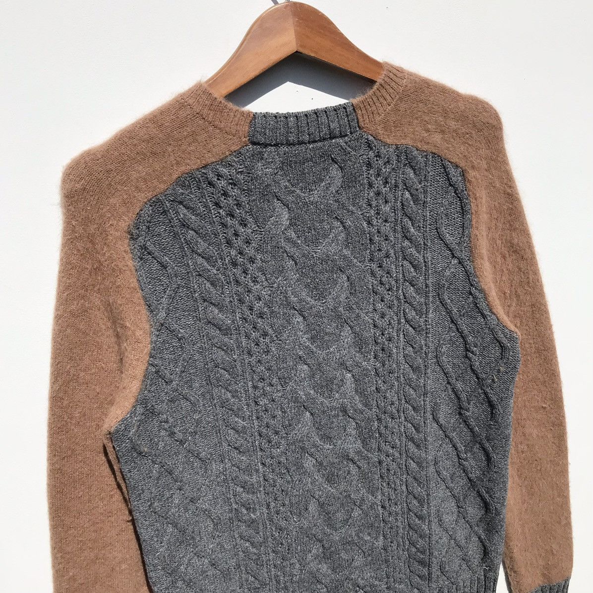 Japanese Brand Sacai 668 Knitwear Wool Angora Nylon Sacai Size US S / EU 44-46 / 1 - 8 Thumbnail