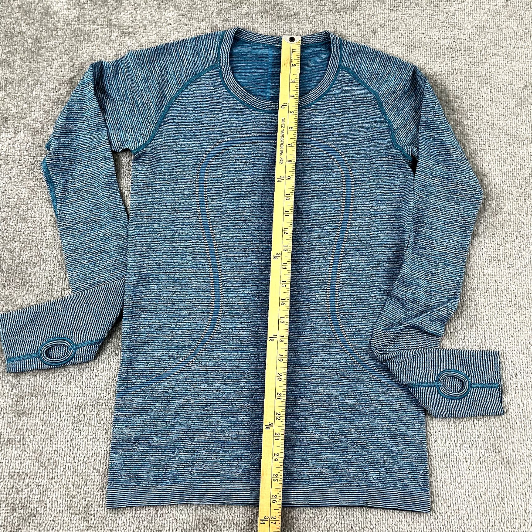 Lululemon LULULEMON Shirt Womens Size 8 Blue Swiftly Tech Tee Long Sleeve Yoga Gym Running - Casual Sports Womens Size M / US 6-8 / IT 42-44 - 4 Thumbnail