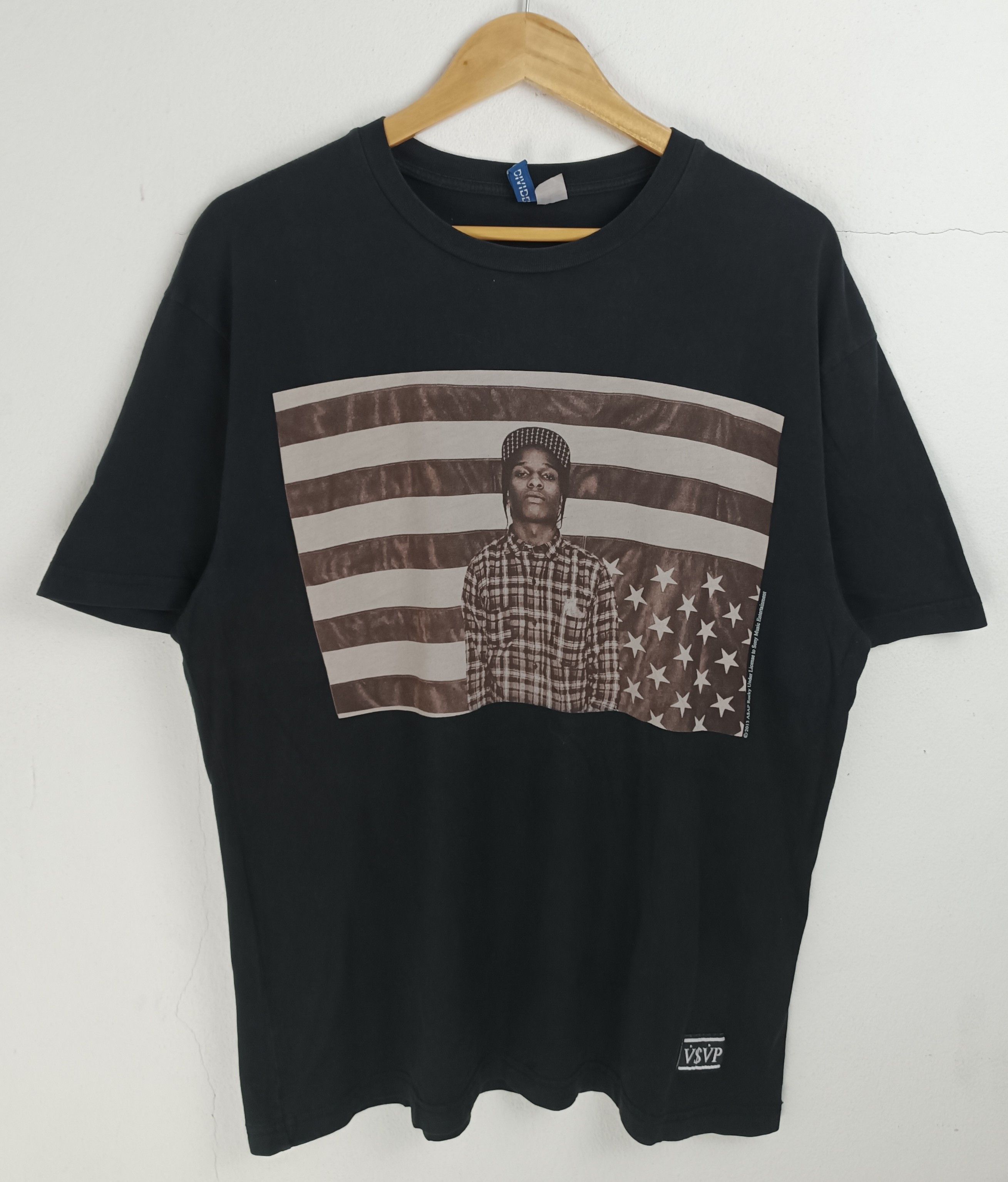 Rap Tees VINTAGE 2013 ASAP ROCKY US FLAG drake travis ferg Size US L / EU 52-54 / 3 - 3 Thumbnail