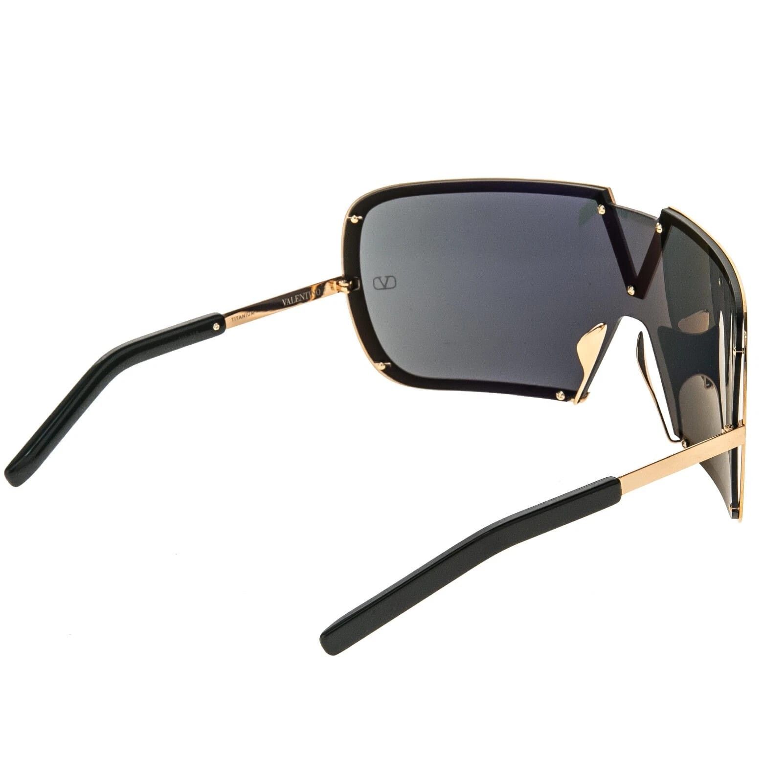 Valentino VALENTINO V Romask VLS120 Gold Titanium Black Mask VLS 120A Size ONE SIZE - 6 Thumbnail