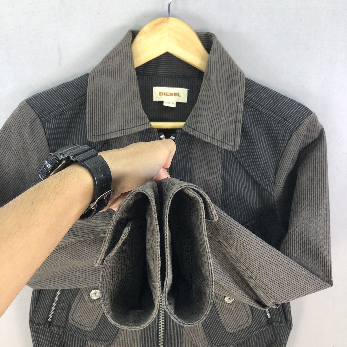 Diesel Avant Garde 💥 Vintage Diesel Cargo Jacket Size S / US 4 / IT 40 - 12 Thumbnail