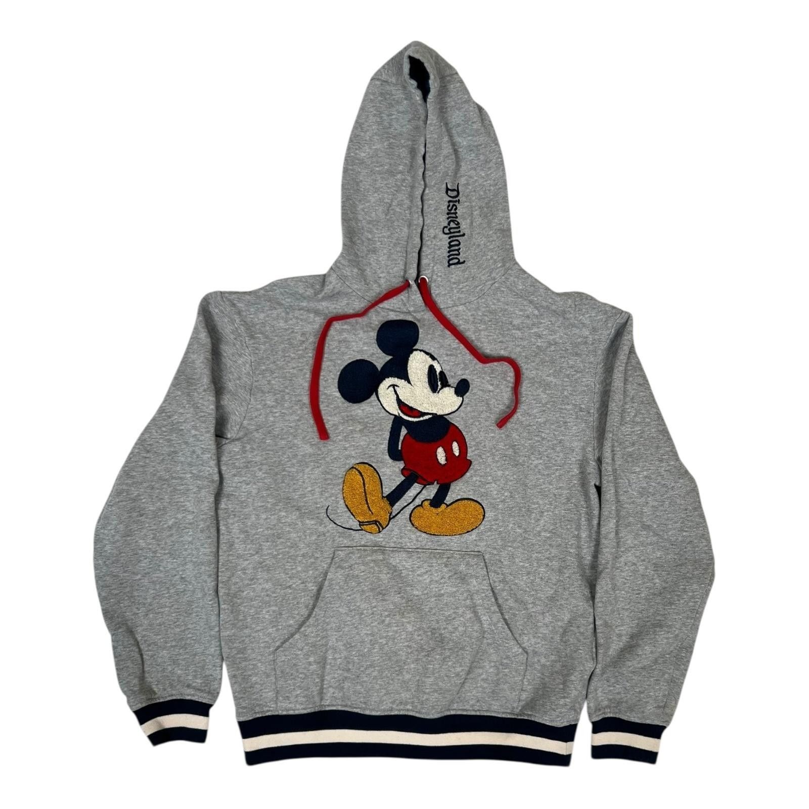 Disney Disney Mickey Mouse Hoodie Mens XS Gray Disneyland Embroider Size US XS / EU 42 / 0 - 1 Thumbnail