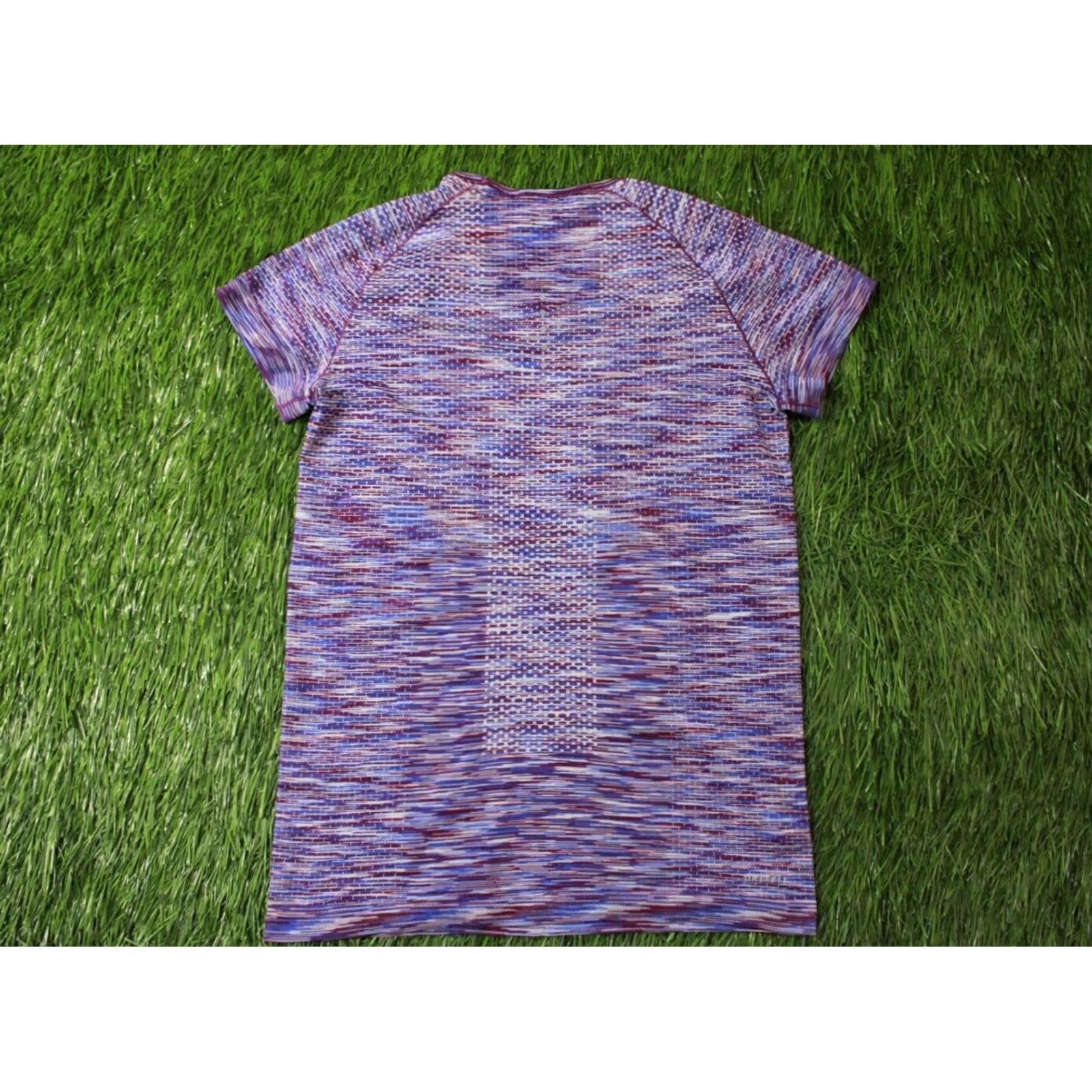 Nike Nike Dri-FIT Running Women Shirt Jersey Tee S Small Violet Blue Purple Training 90s Run Womens Shirt Size S / US 4 / IT 40 - 6 Thumbnail