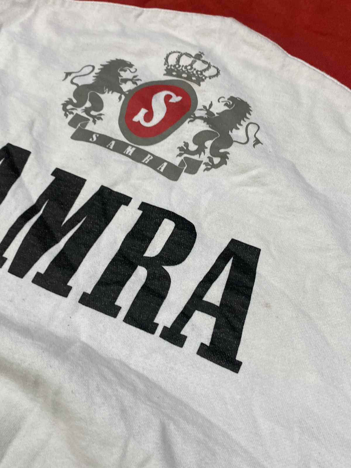 Vintage Marlboro Samra vintage big logo sweatshirt cigarette Size US L / EU 52-54 / 3 - 3 Thumbnail