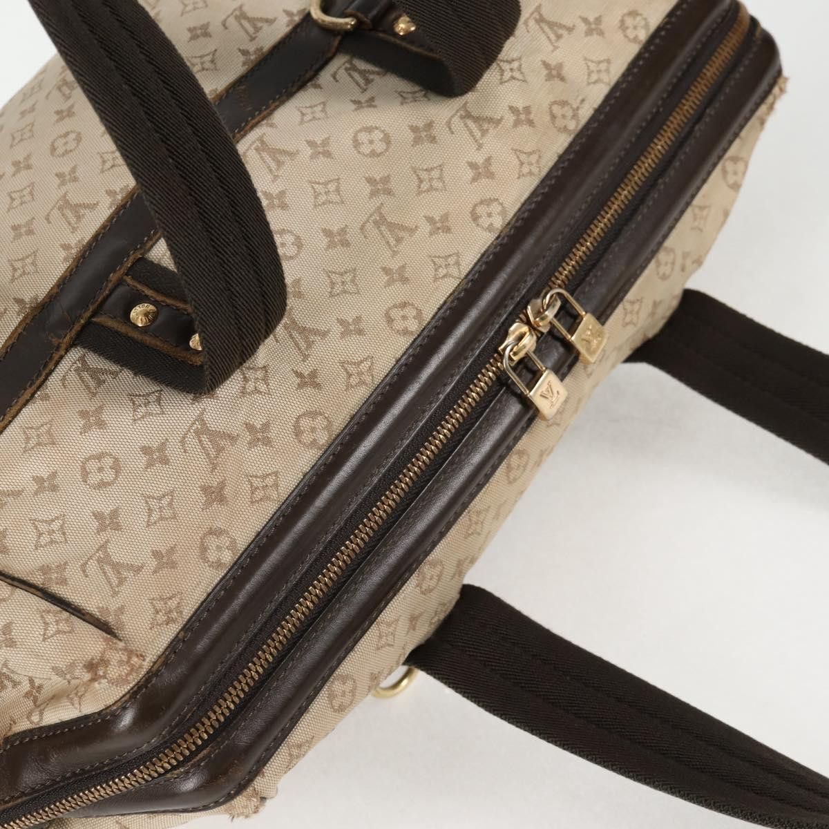 Louis Vuitton LOUIS VUITTON Monogram Mini Josephine GM Hand Bag Khaki Size ONE SIZE - 6 Thumbnail