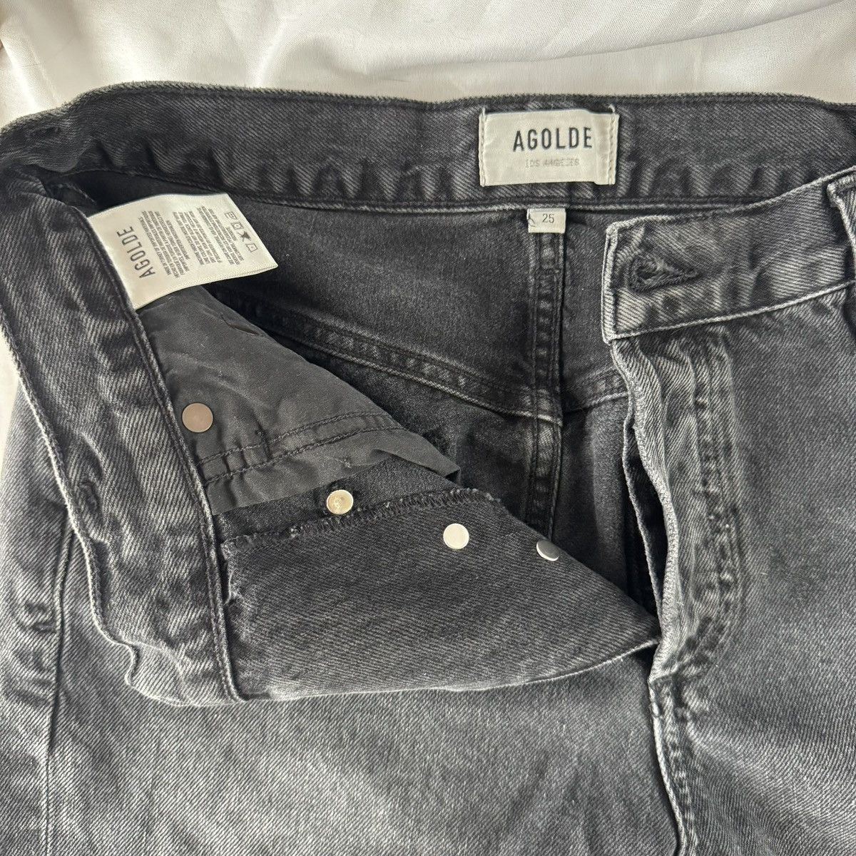 Agolde Agolde criss cross denim shorts Size 25" / US 0 / IT 36 - 5 Thumbnail