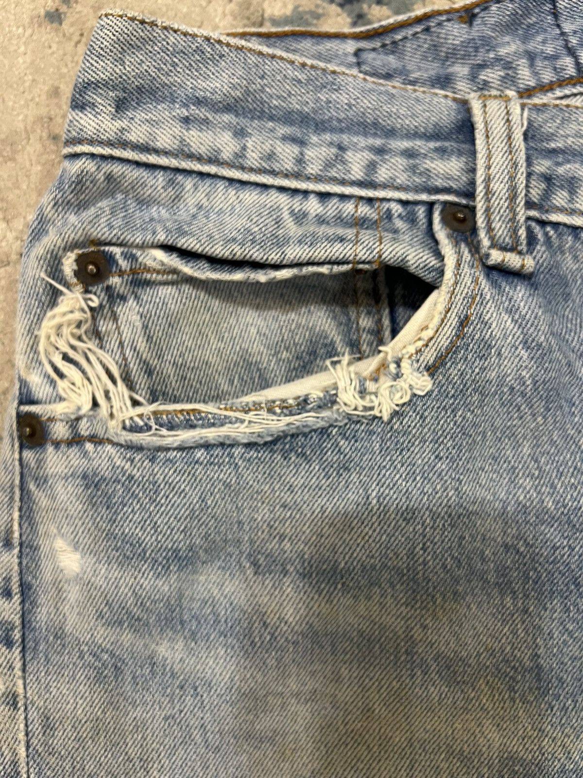 Levi's Vintage Levis Button 653 Made in Usa Distressed Denim Jeans Size US 30 / EU 46 - 5 Thumbnail