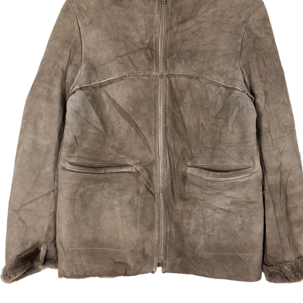 Beams Plus Ray Beams Fur Maunton Lamb Zipper Jacket Size US M / EU 48-50 / 2 - 4 Thumbnail