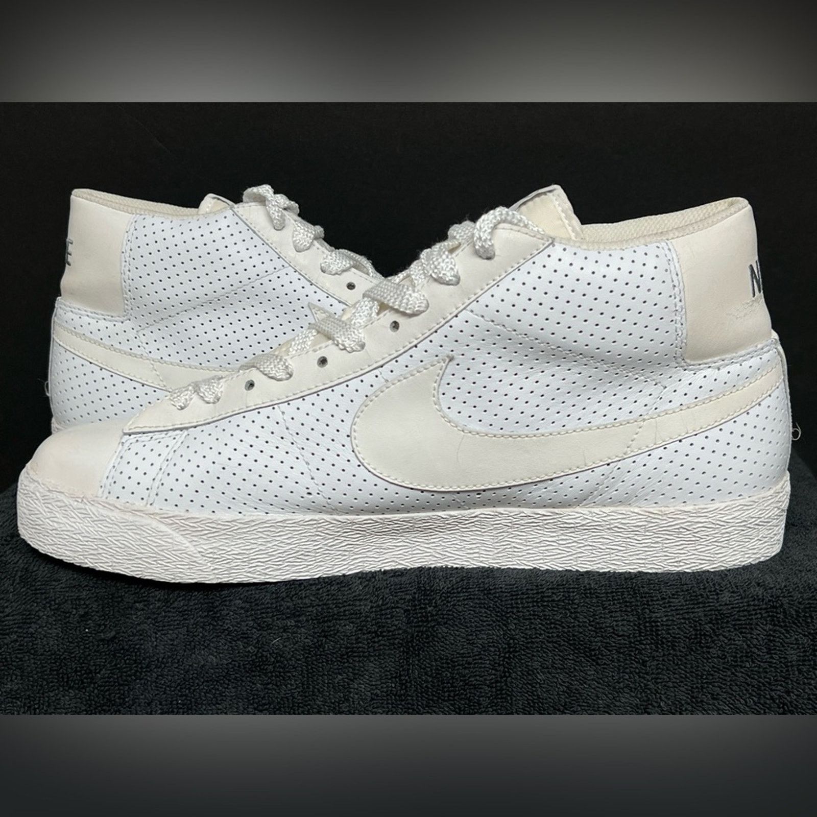 Nike Nike Blazer High White Stealth Skulls Mens Shoes Sneakers Size US 11.5 / EU 44-45 - 3 Thumbnail