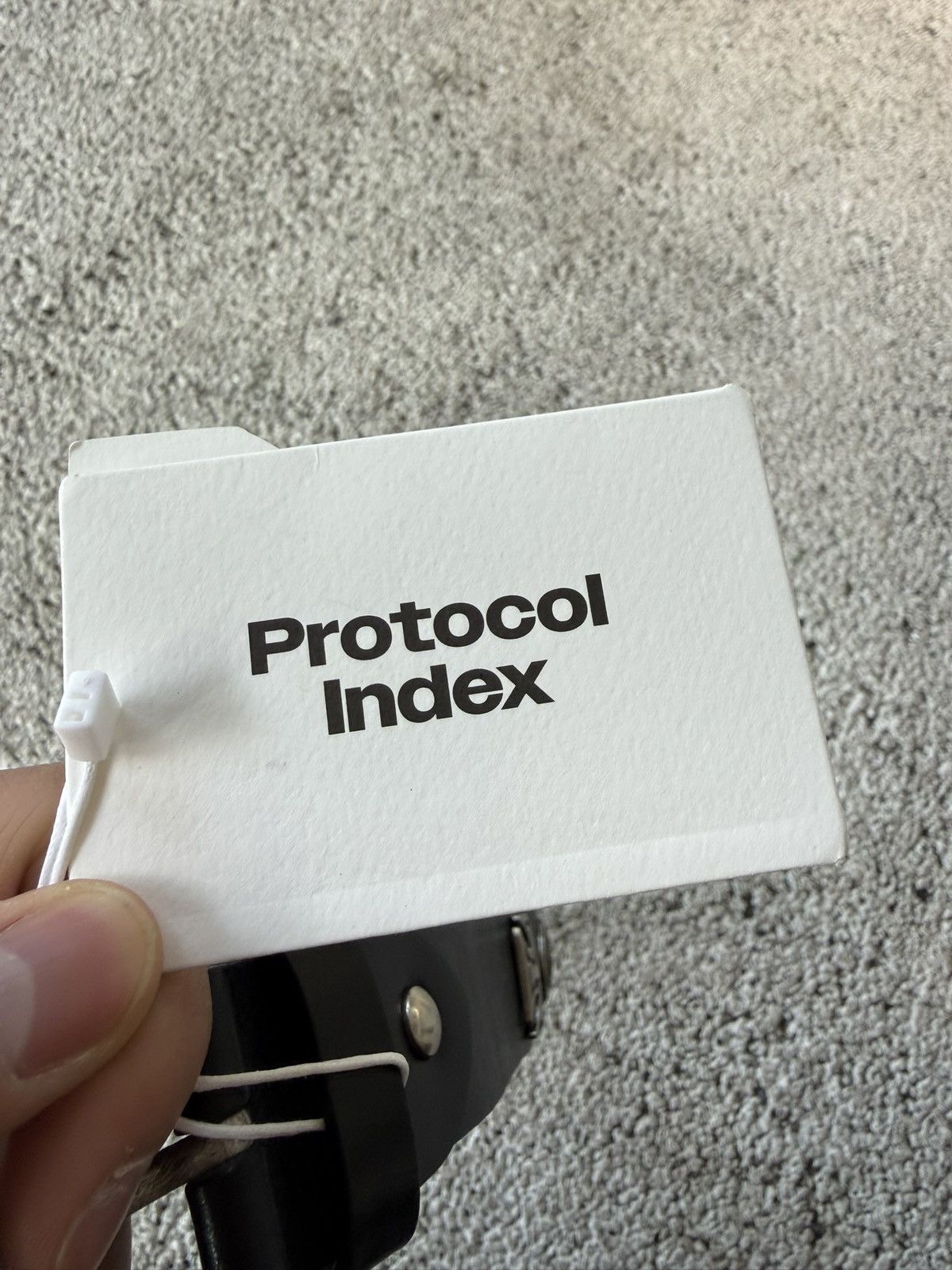 PROJECT G/R PROTOCOL INDEX Concho Belt-Black Size ONE SIZE - 7 Thumbnail