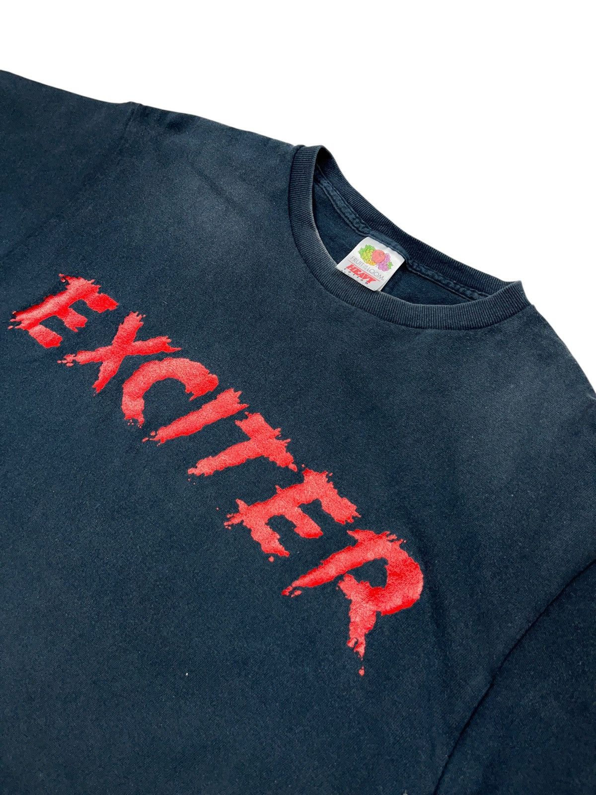 Band Tees × Vintage Vintage 00s Exciter Faded T-shirt Heavy Metal Size US M / EU 48-50 / 2 - 3 Thumbnail