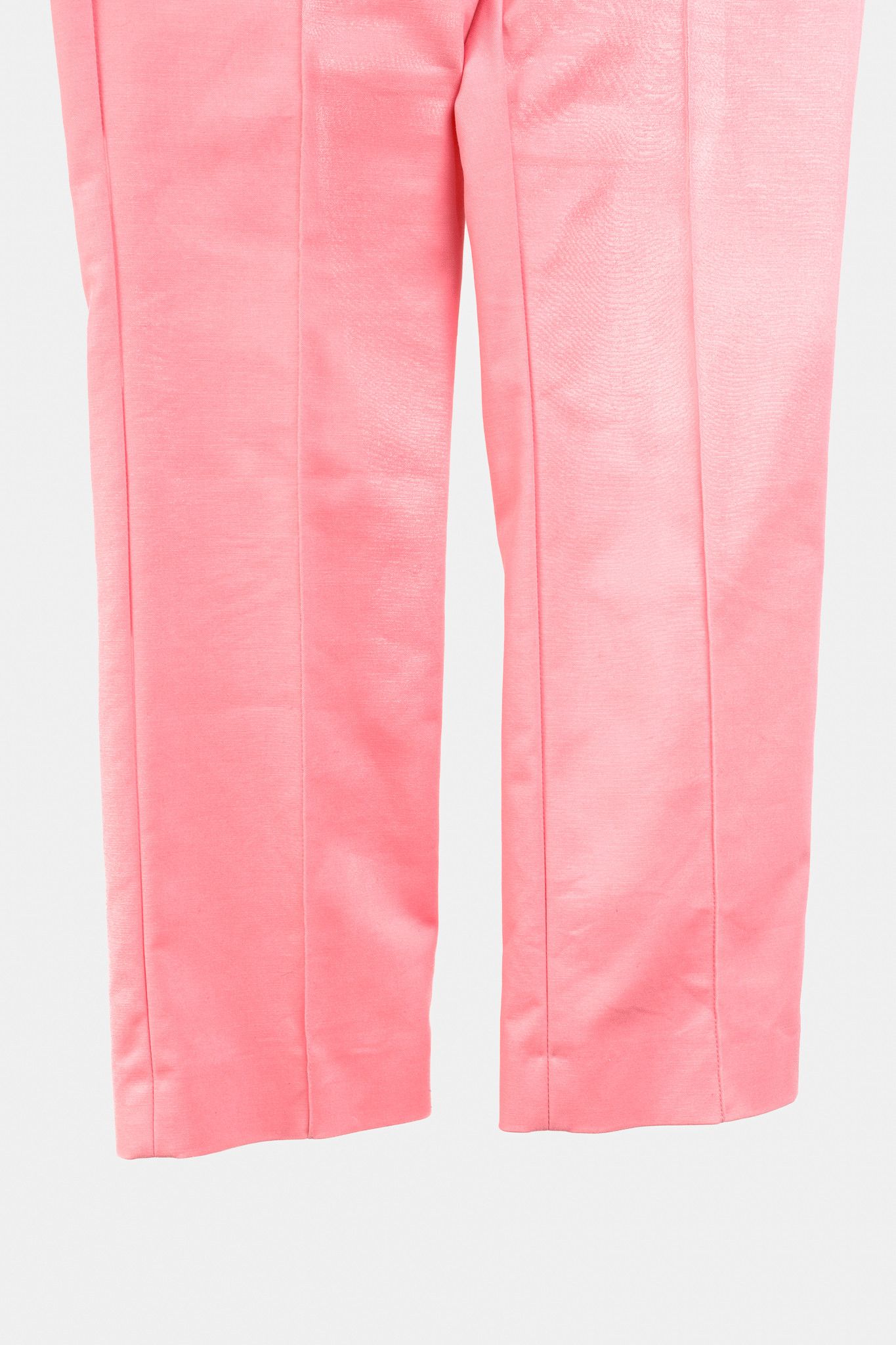 Luisa Cerano Luisa Cerano Pink Cotton Cropped Trousers Size 27" / US 4 / IT 40 - 6 Thumbnail
