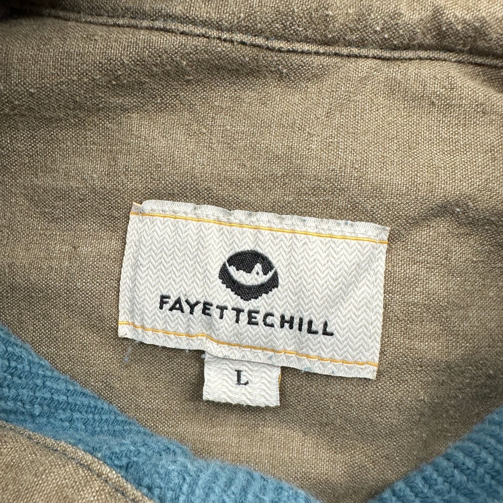 Other Fayettechill Local Dave Shacket Steel Men Large Flannel Blue Size US L / EU 52-54 / 3 - 2 Thumbnail