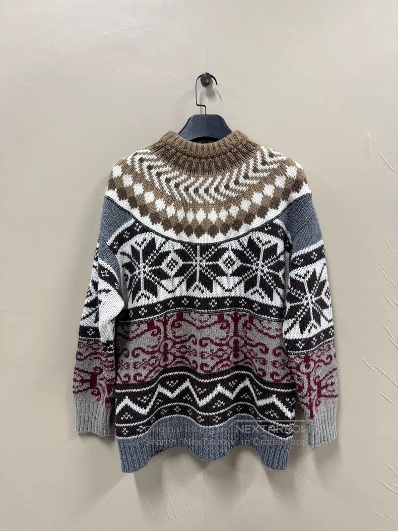 Loewe Loewe Geometric Inlay Wool Sweater Size S / US 4 / IT 40 - 2 Thumbnail