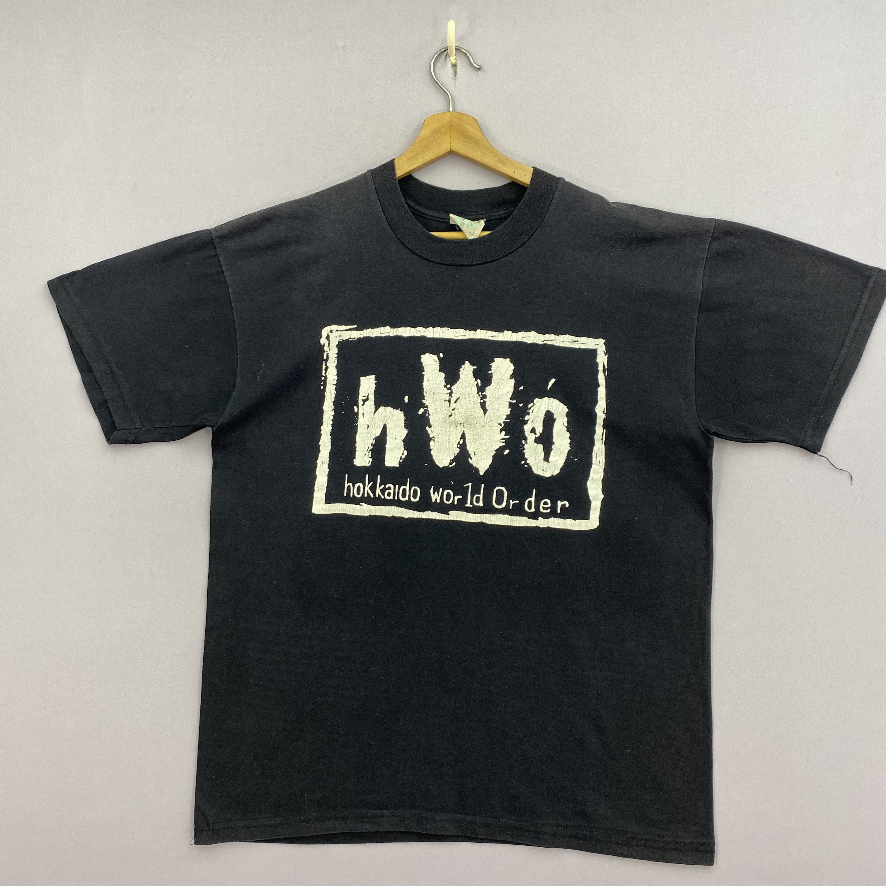 Vintage Vintage 90s Hokkaido World Order T-Shirt HWO Crewneck Tees Size US L / EU 52-54 / 3 - 1 Thumbnail