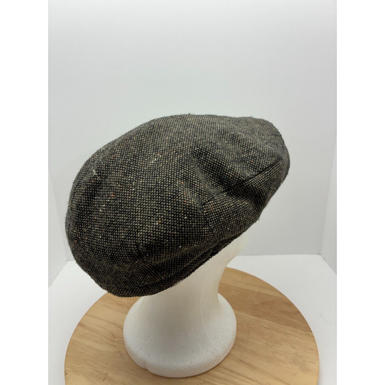 Dockers Dockers Distressed Ivy Cap L/XL Brown Wool Blend Newsboy Hat Size ONE SIZE - 11 Thumbnail