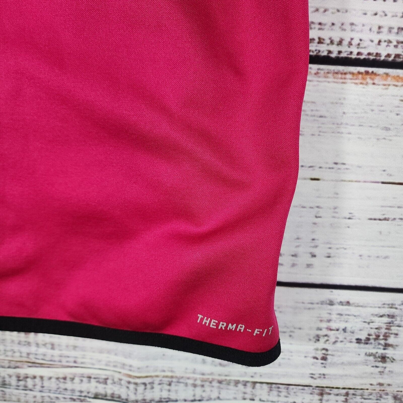 Nike Womens Nike Hot Pink Therma Fit Hoodie Med Big Swoosh Logo Size M / US 6-8 / IT 42-44 - 7 Thumbnail