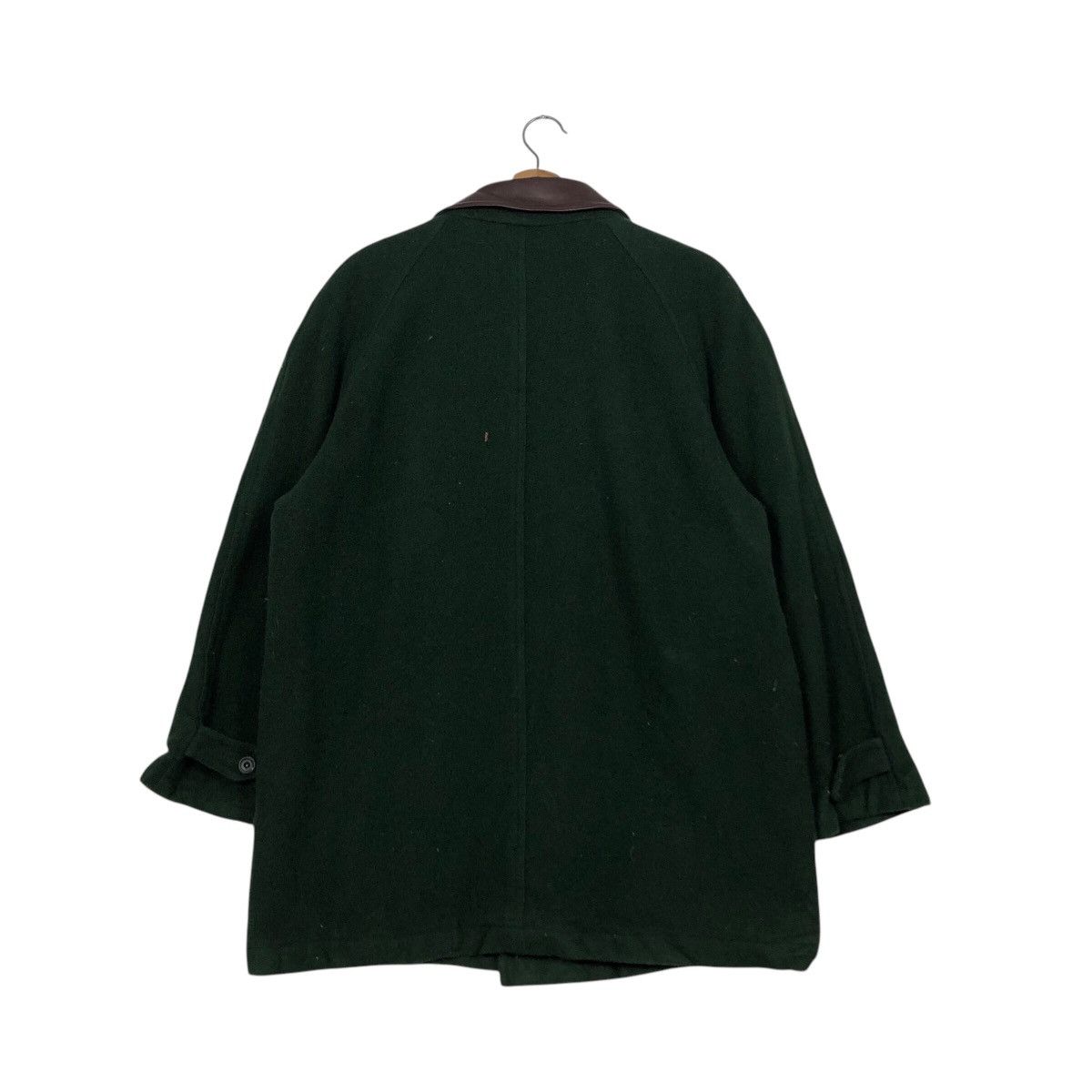 Japanese Brand 📌Vintage Chore Jacket Wood Lander Leather Collar Size US L / EU 52-54 / 3 - 9 Thumbnail