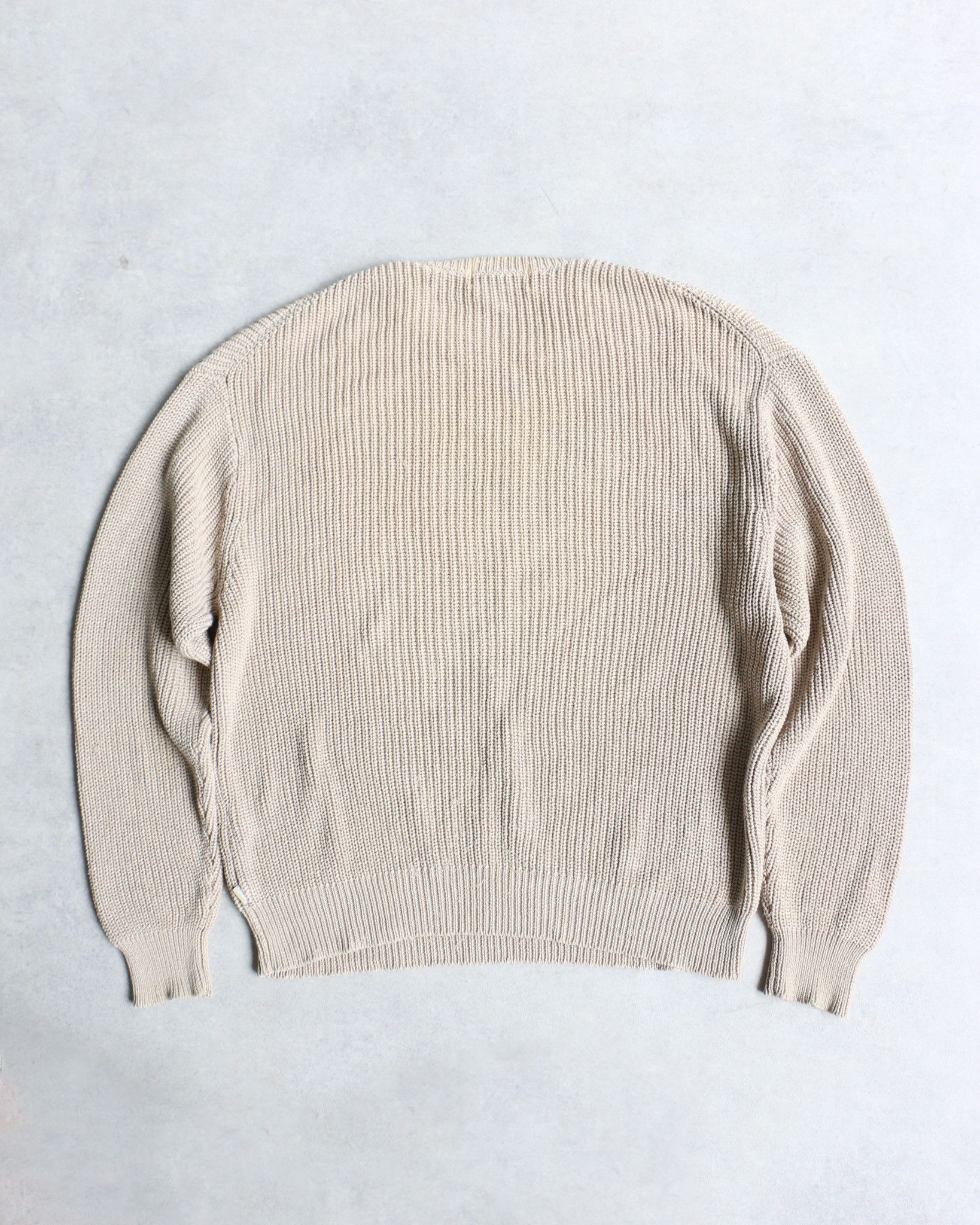 Comme des Garcons SHIRT × Supreme Supreme Comme Des Garcons Knit Sweater Beige Size US M / EU 48-50 / 2 - 6 Thumbnail