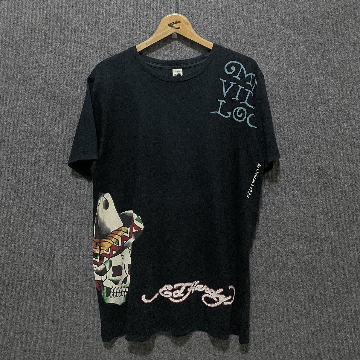 Christian Audigier Don Ed Hardy By Christian Audigier Death or Glory T Shirt Size US L / EU 52-54 / 3 - 1 Thumbnail
