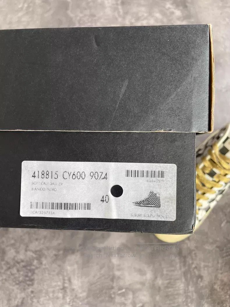 Saint Laurent Paris Saint Laurent Paris Chessboard Patchwork Canvas Shoes Size US 7 / EU 40 - 5 Thumbnail