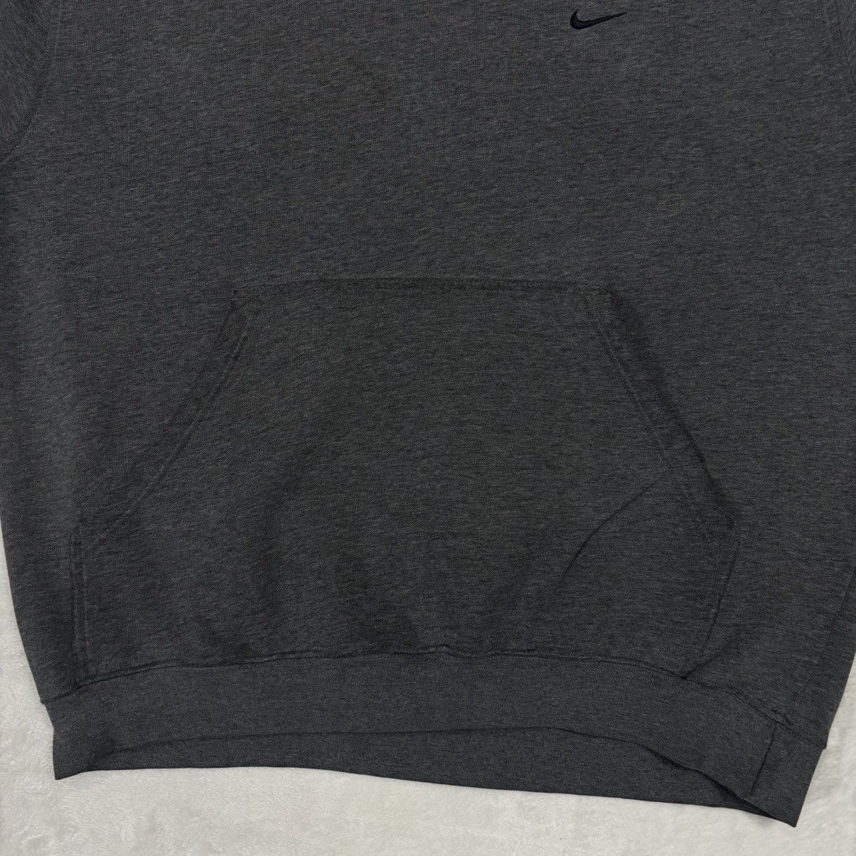 Nike Vintage Nike Hoodie Sweatshirt Charcoal Faded Y2K Swoosh (M) Size US M / EU 48-50 / 2 - 4 Thumbnail