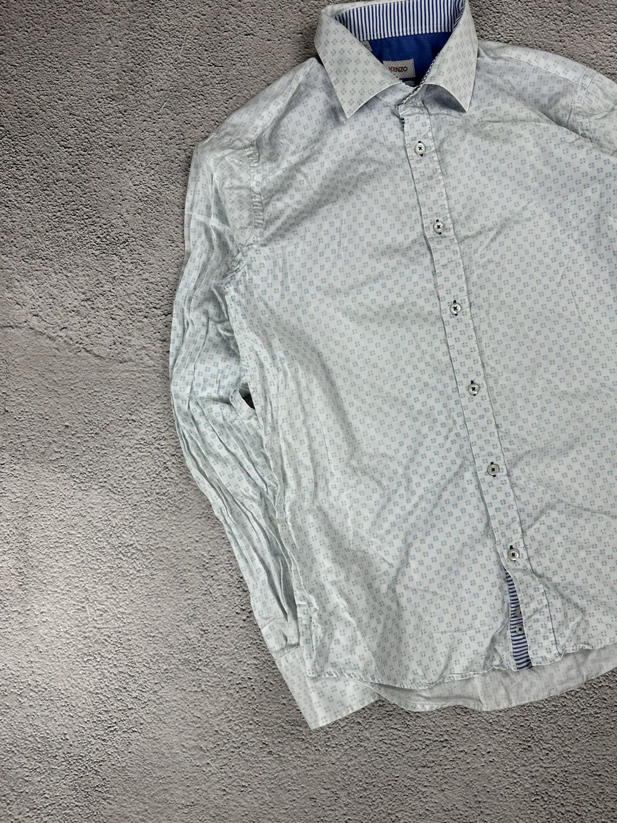 Kenzo Vintage Kenzo Shirt Old Money Style Y2K Size US L / EU 52-54 / 3 - 3 Thumbnail