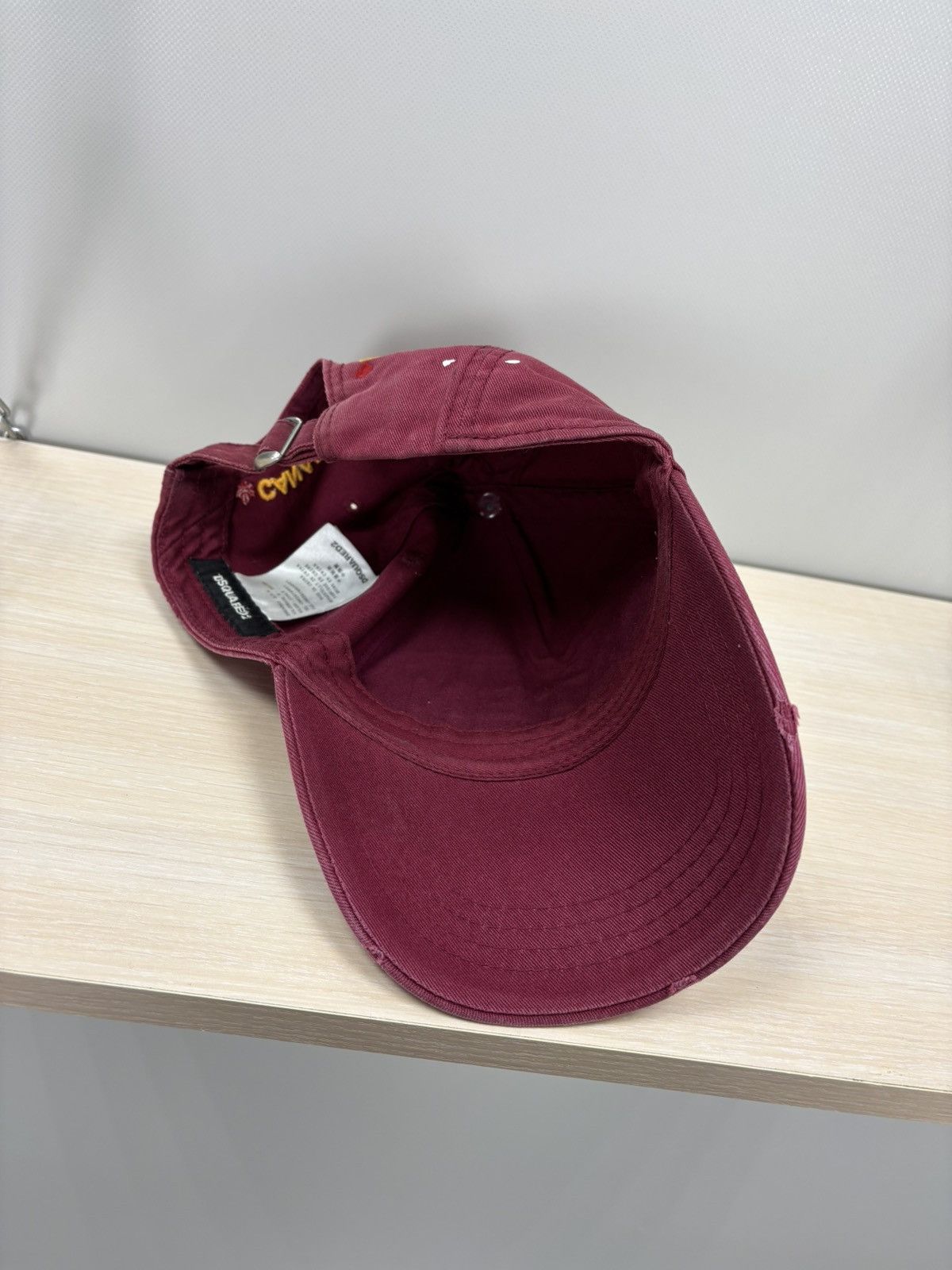 Dsquared2 Mens cap Dsquared2 Color Burgundy Size ONE SIZE - 7 Thumbnail