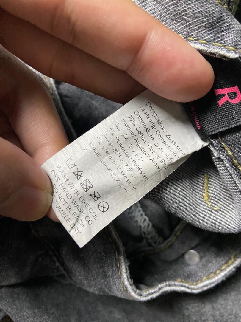 Japanese Brand Romme Brand Distressed Cargo Jeans (172) Size US 30 / EU 46 - 7 Thumbnail