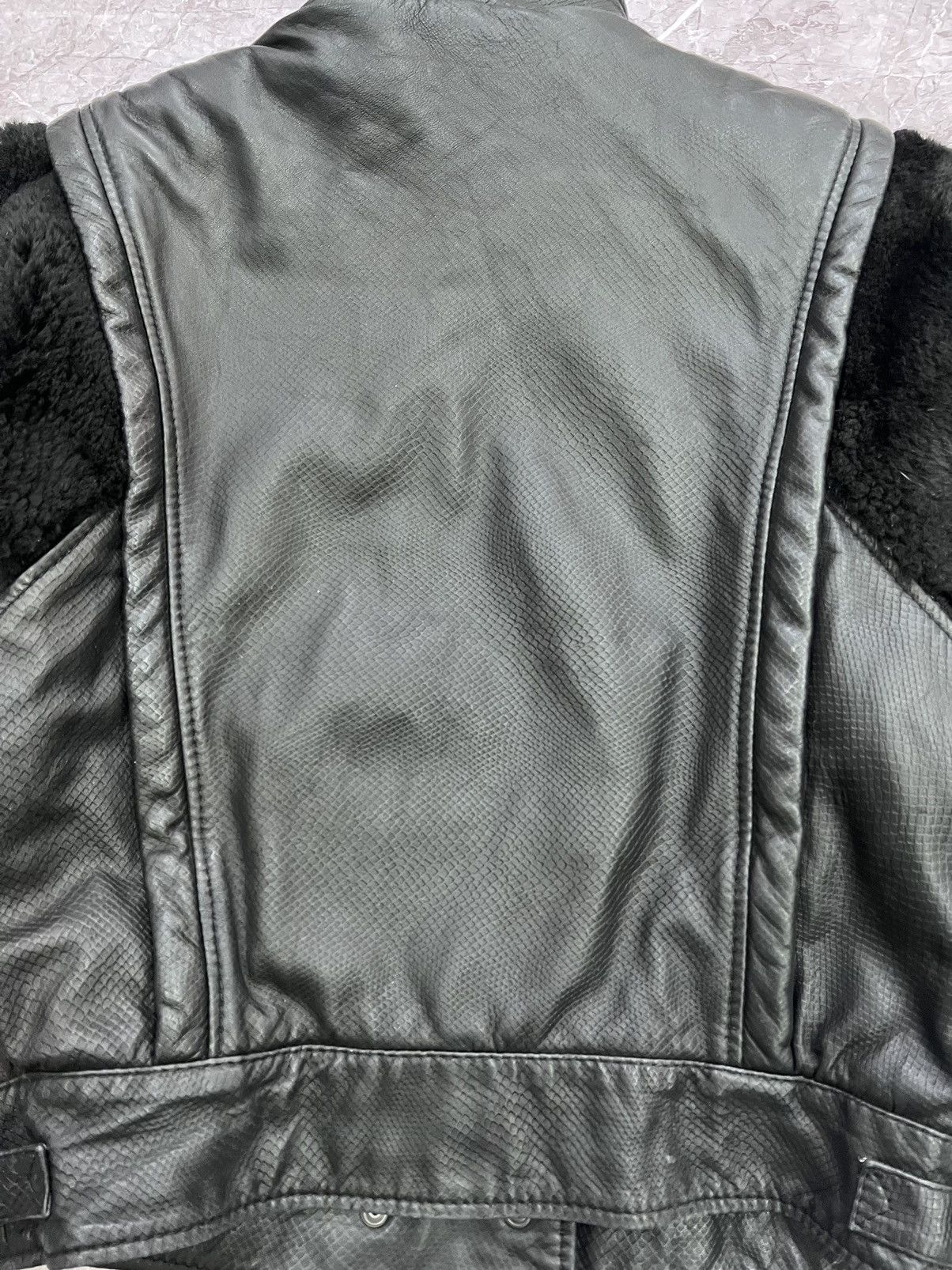 Japanese Brand × Vintage Vintage B3 Style Military Aeroforce Shearling Leather Jacket Size US S / EU 44-46 / 1 - 13 Thumbnail