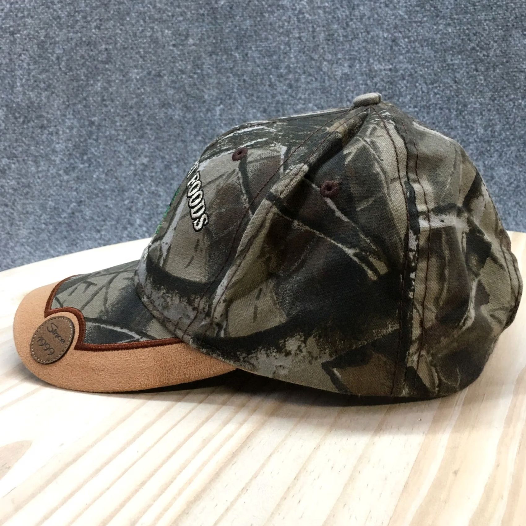 Vintage Country Pet Foods Baseball Cap Hat Mens One Size Brown Camouflage Adjustable Size ONE SIZE - 4 Thumbnail