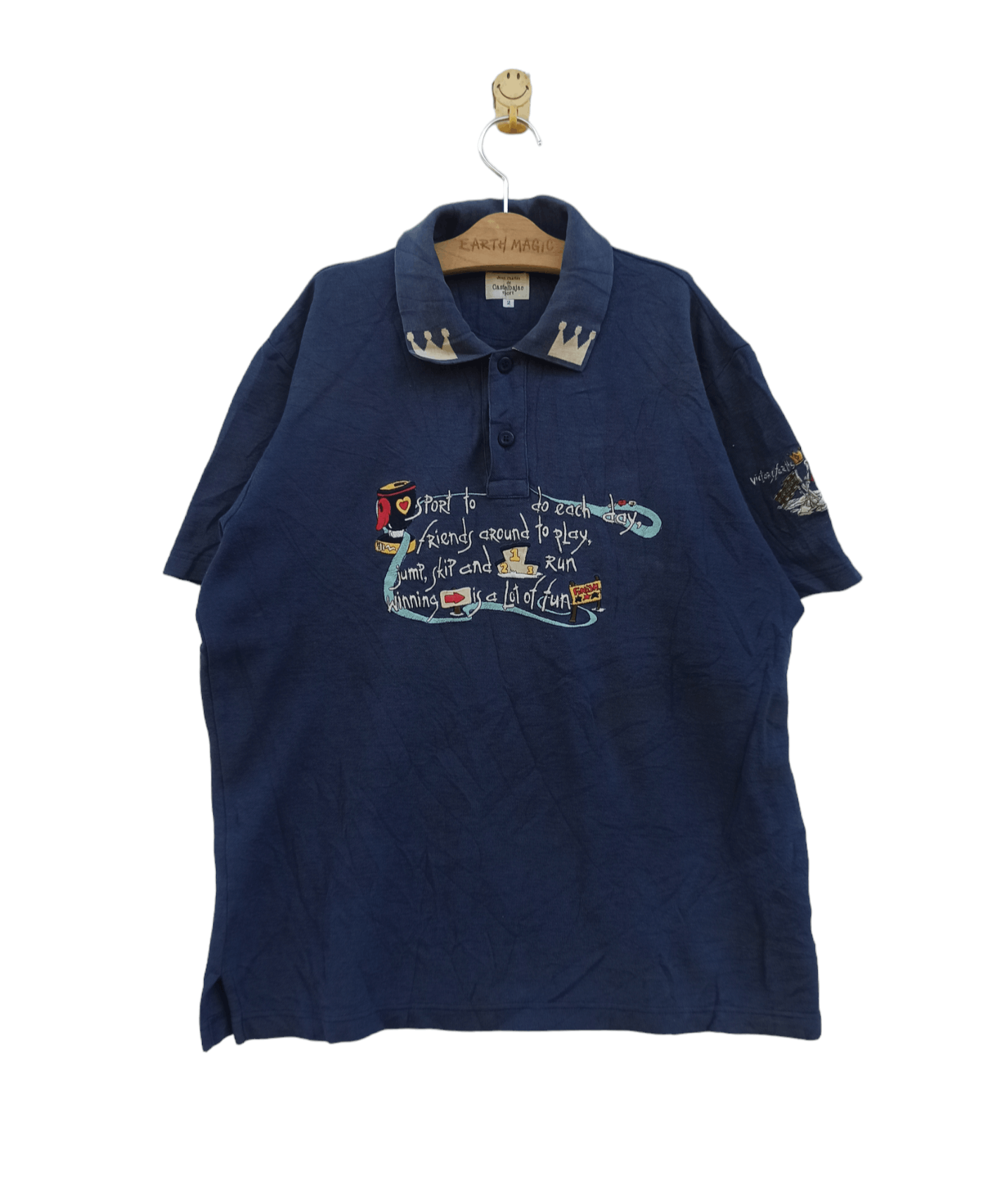 Jean Charles De Castelbajac Vintage Polo Shirt Jean Charles de Castelbajac Size US M / EU 48-50 / 2 - 1 Thumbnail