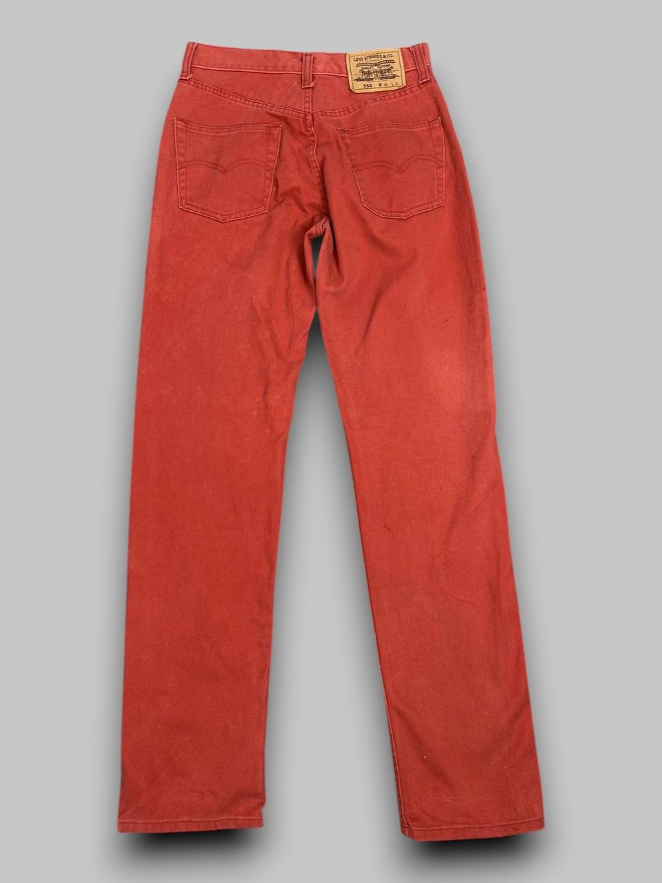 Levi's levis 552 red brick denim nice design Size US 28 / EU 44 - 2 Thumbnail