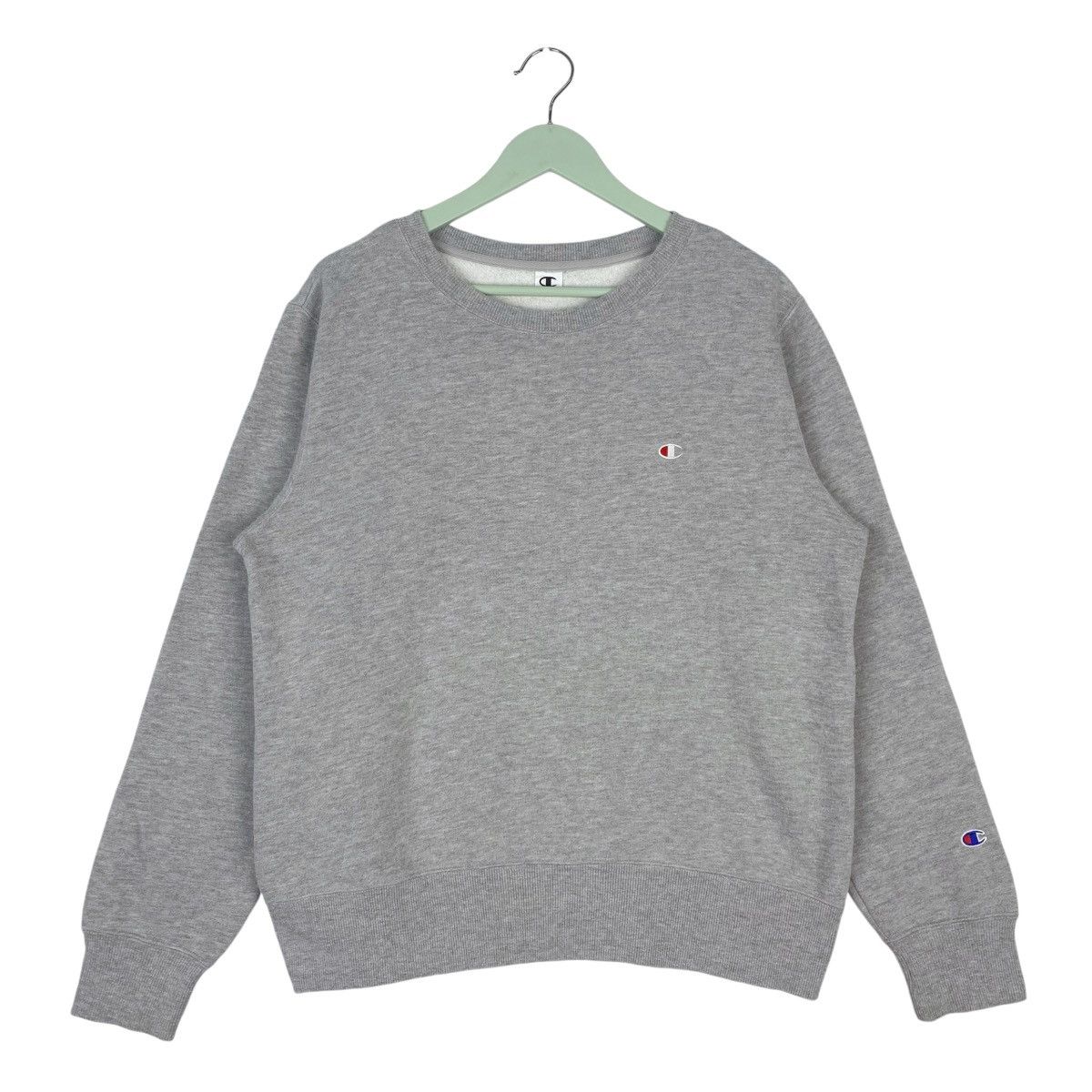 Champion Champion Embroidery Logo Sweatshirt Crewneck Pullover Jumper Size L / US 10 / IT 46 - 1 Thumbnail