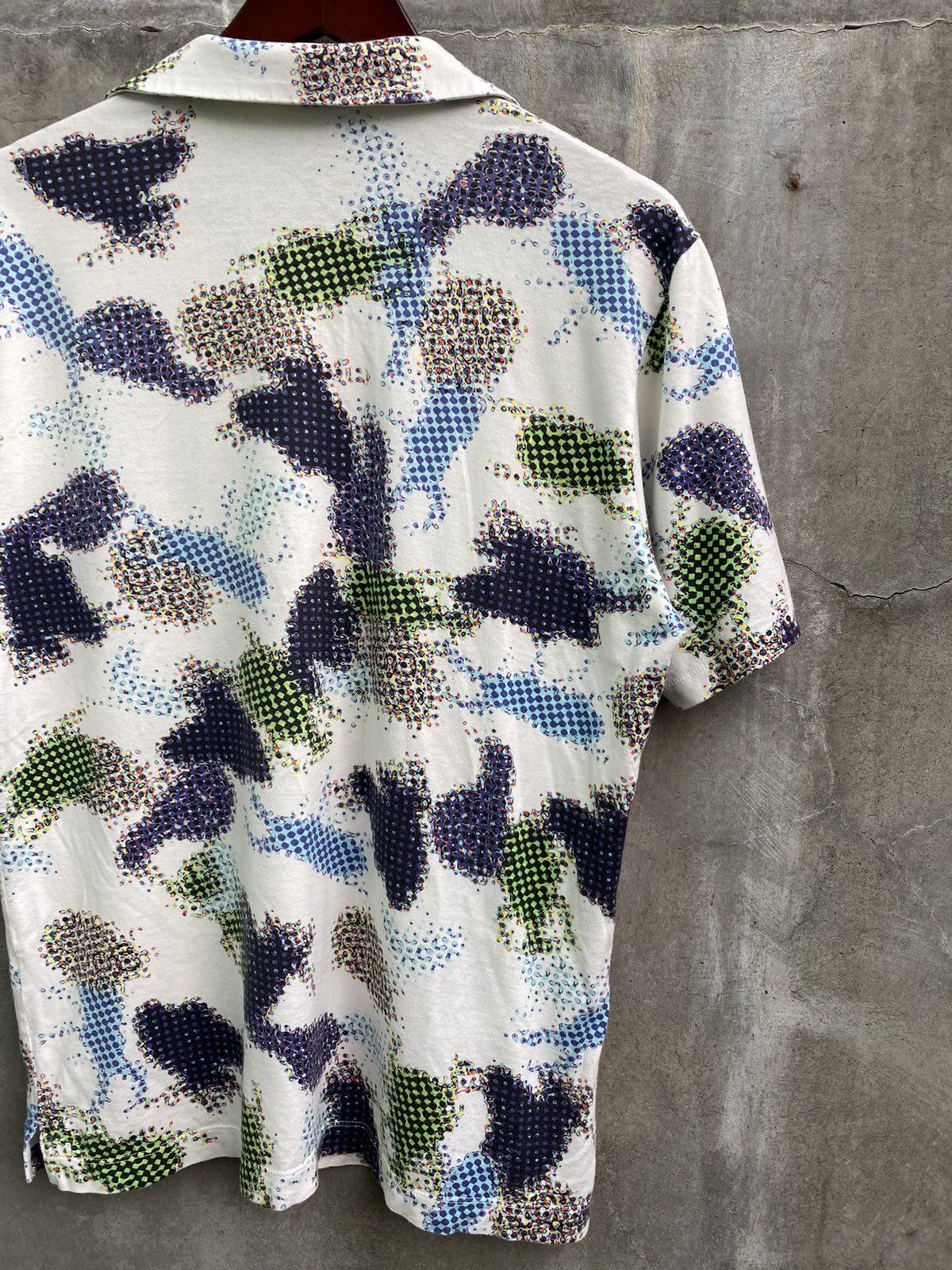 Issey Miyake Printed Polo Shirt Size US M / EU 48-50 / 2 - 6 Thumbnail